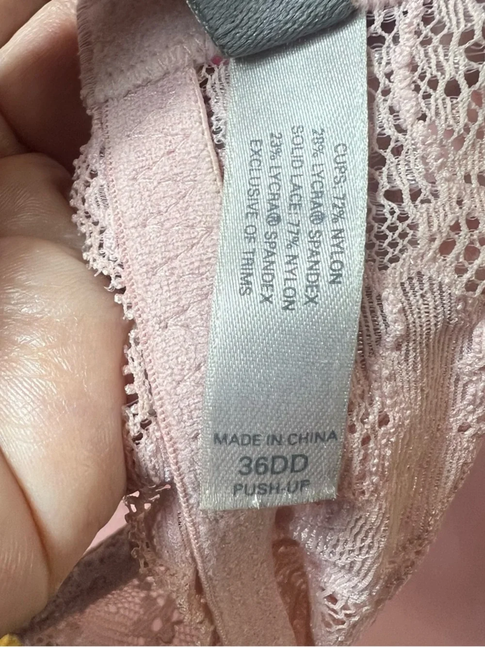 Victoria's Secret Hot Pink & Light Pink Smooth PADDED Push-Up Bras 36 DD NWT